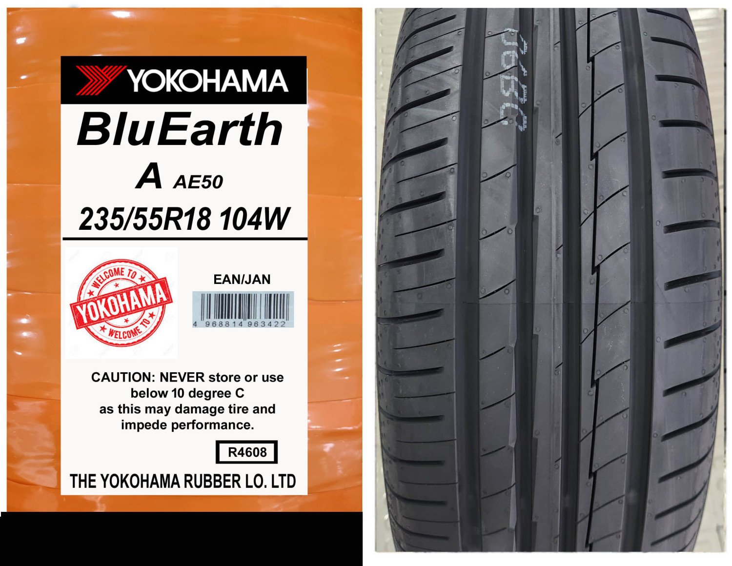 235/55R18 Yokohama Car Tyre