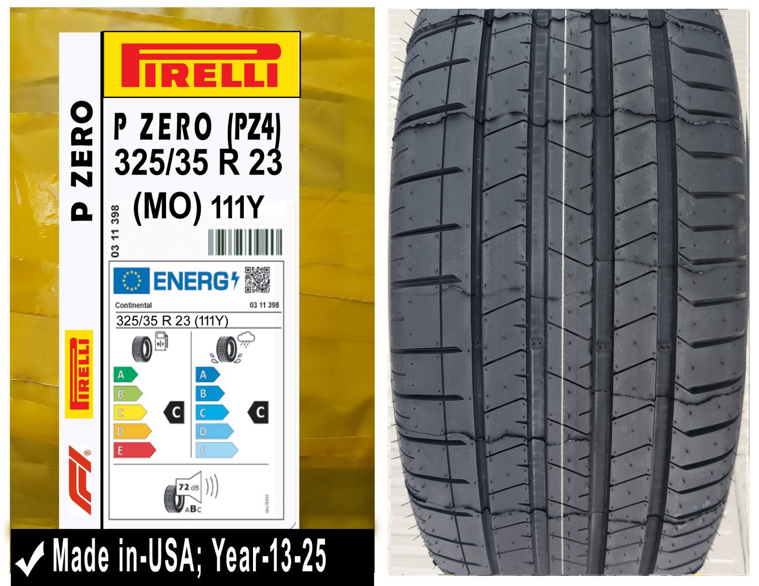 325/35R23 Pirelli Car Tyre in Bangladesh