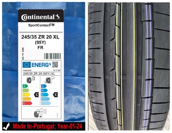 245/35R20 Continental Car Tyre